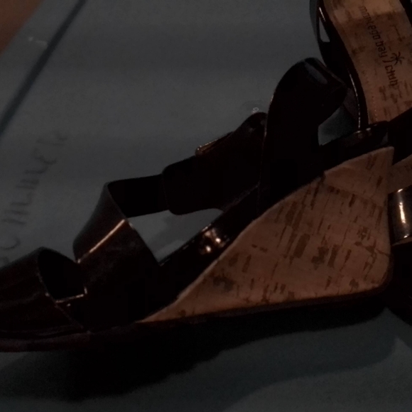 908-34) Montego bay club women's strappy cork wedge - Picture 6 of 8